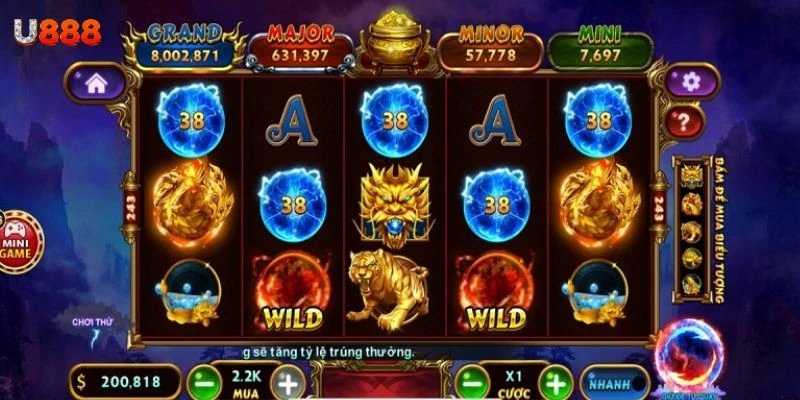 Tổng hợp những trò chơi nổ hũ hấp dẫn đang có tại U888