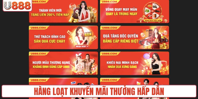Hàng loạt khuyến mãi thưởng hấp dẫn
